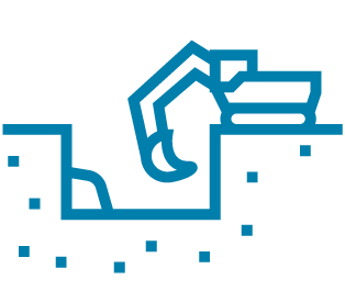 Aushub und Planierung